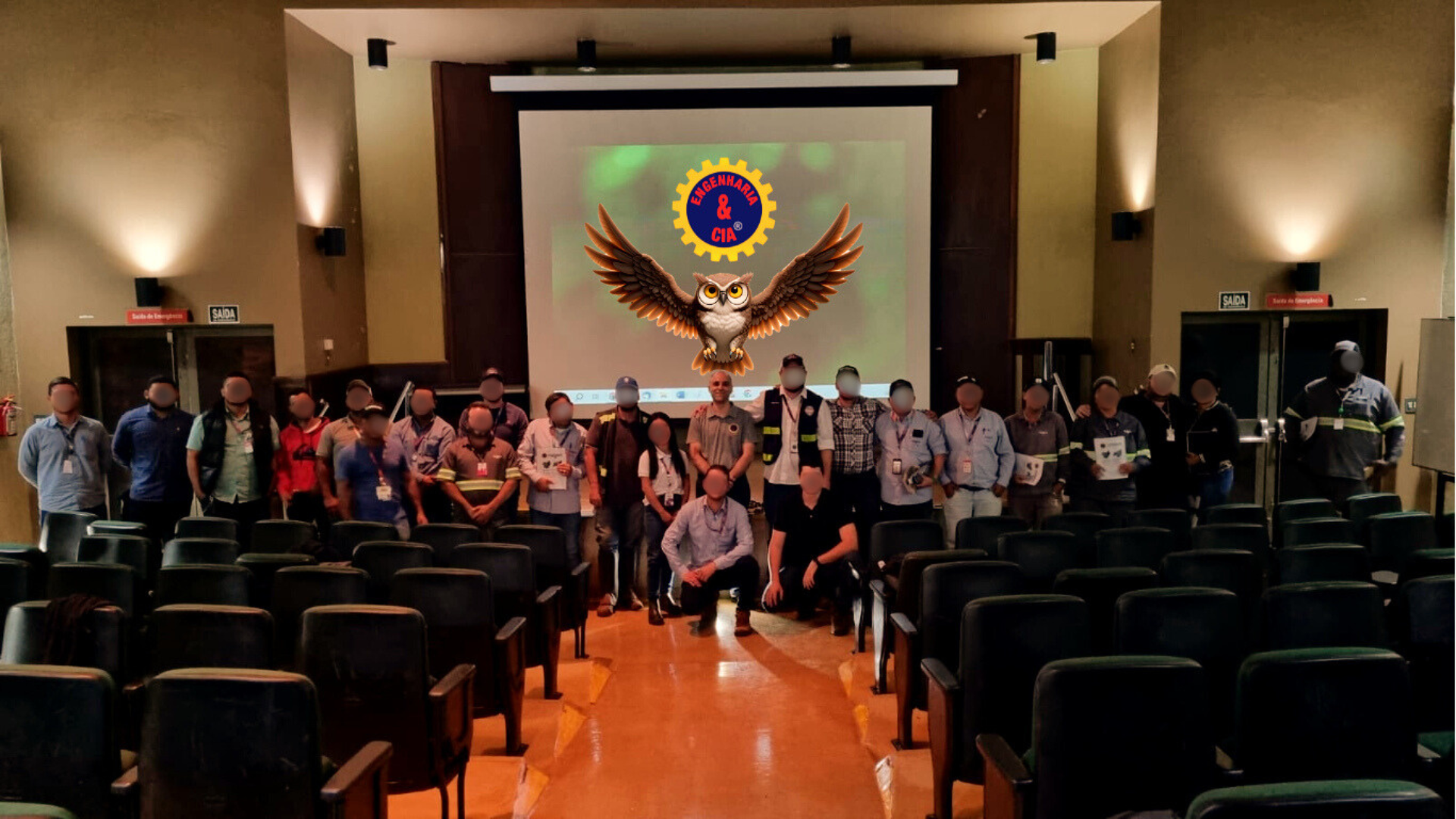 Turma de treinamento In-Company Engenharia & CIA